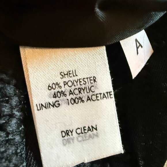 Loft Black Houndstooth Imprinted Skirt, Fully Lined - 8 - Picture 5 of 5